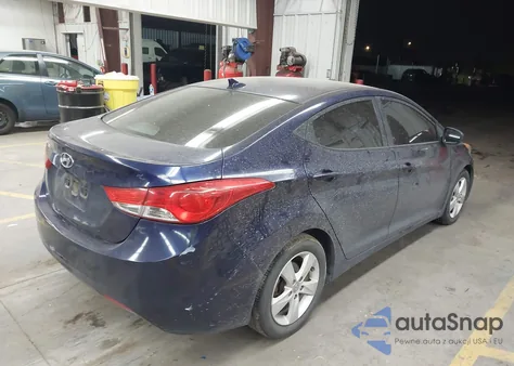 2013 Hyundai Elantra Gls z USA, uszkodzony, nr VIN 5NPDH4AE4DH343740